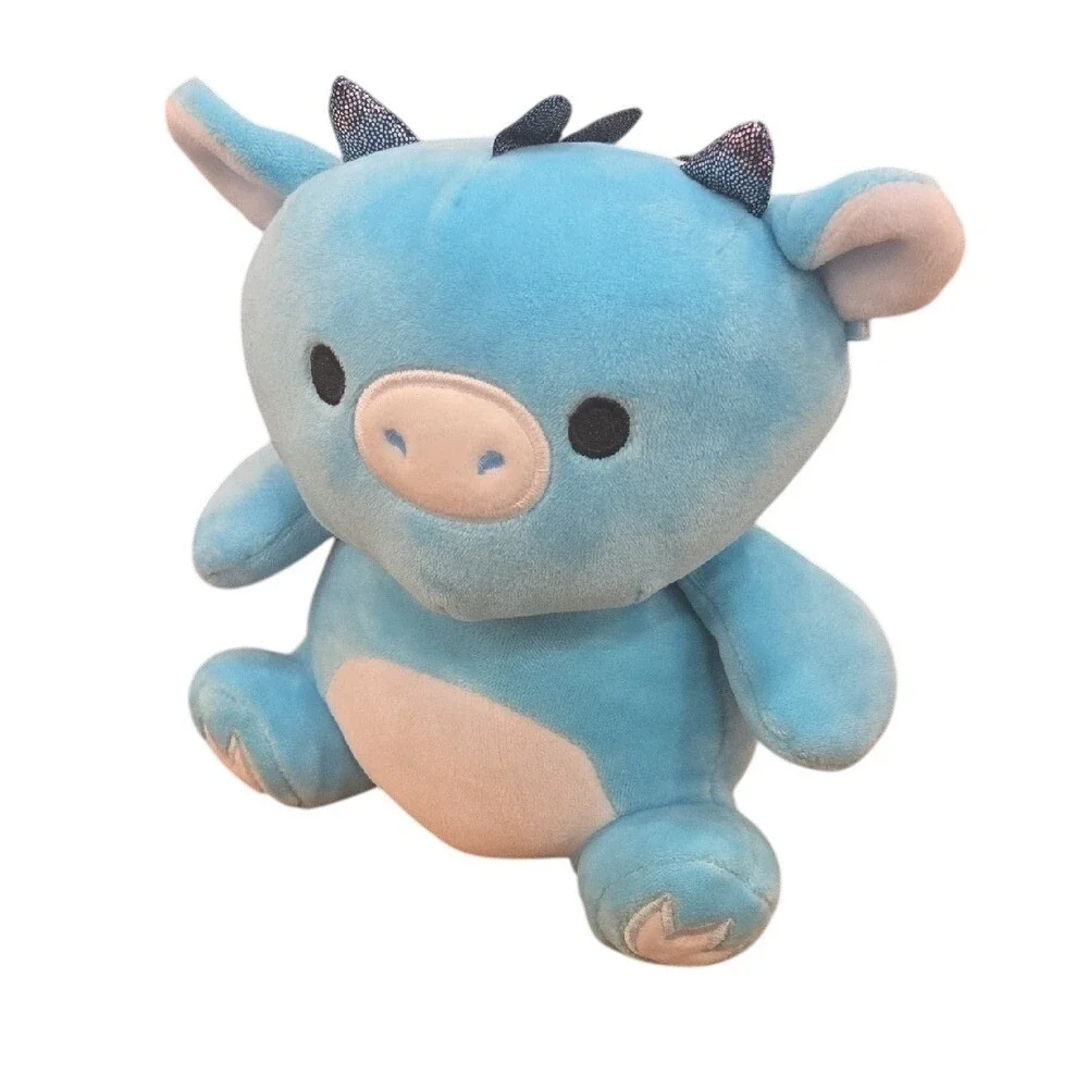 Squishmallow Grey The Dragon Plushie Stuffed Animal Target Glitter Wings 7in